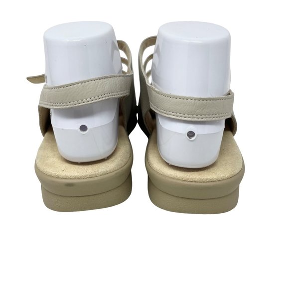 SAS Women's Beige Leather Triple Strap Trio Sandal A2215886 Size 12M - Excellen - Picture 4 of 7